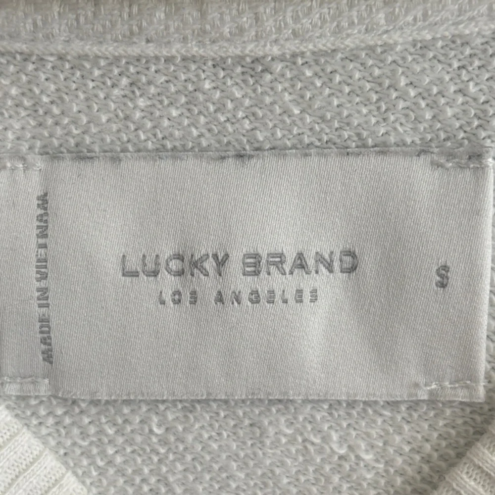 Lucky Brand  Tie-Dye Loose Fit Tunic Sweatshirt S Whiteish Tie Dye Green Taupe - Picture 11 of 13
